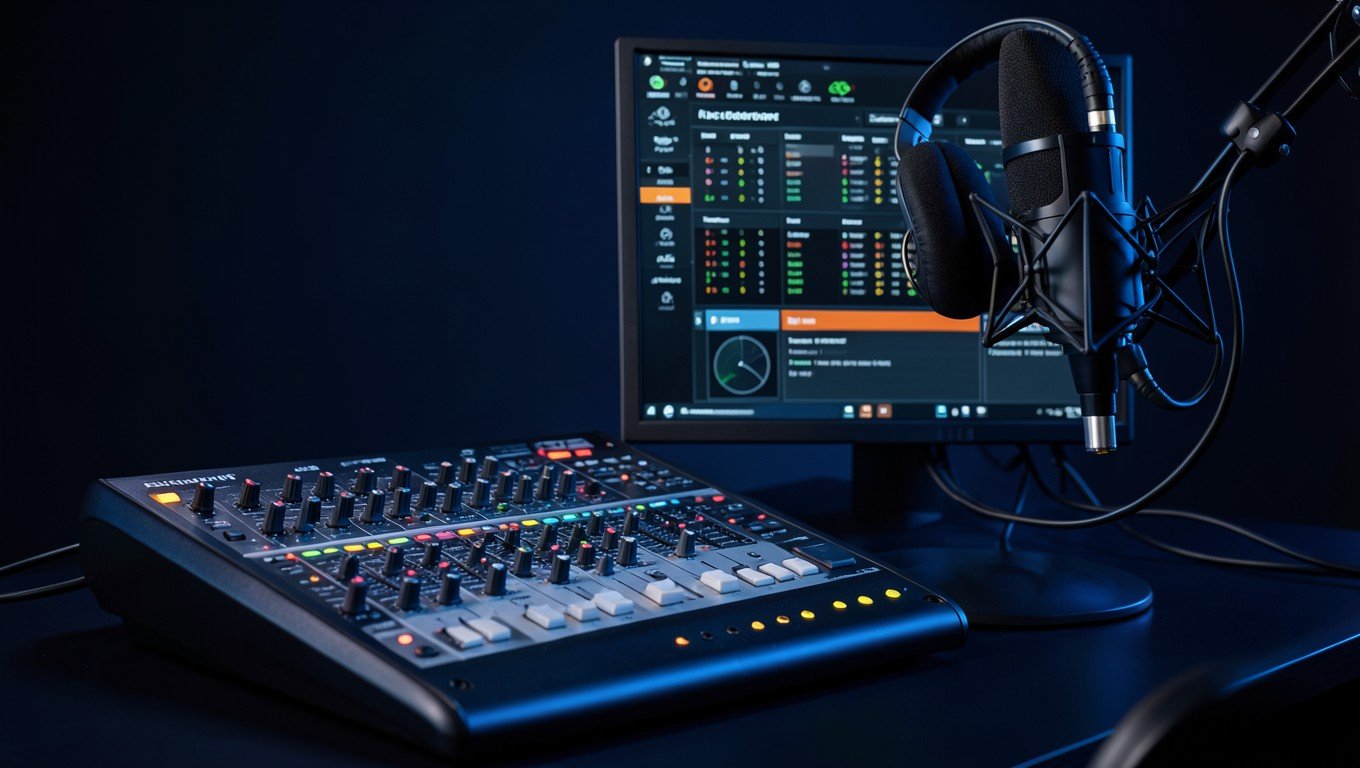 Consola de software para automatización de radio